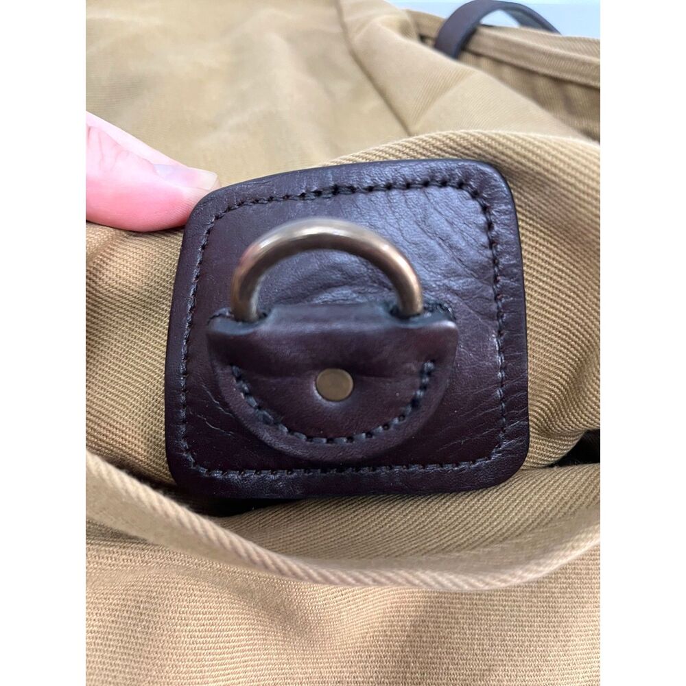 Vintage Filson Compartment Bag Rugged Tan Twill & Saddle Style 264 Old Stock Bag - Picture 4 of 16